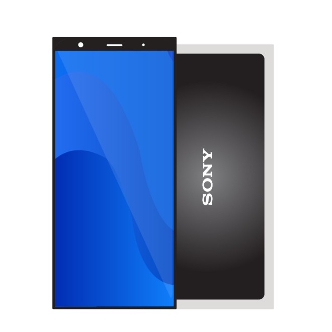 SmartGrade Pro™ - Ecrã completo com moldura para Sony Xperia XA2 Plus