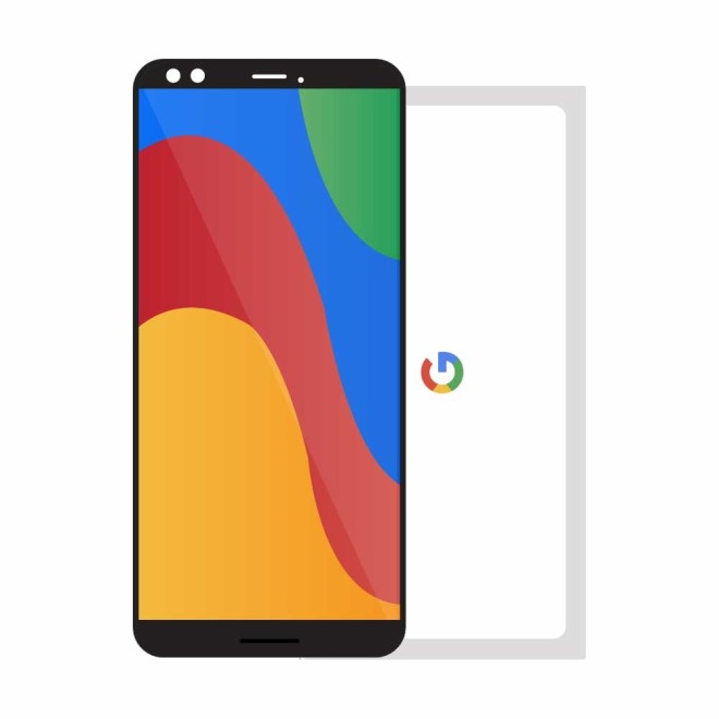 SmartGrade Pro™ - Pantalla completa con marco para Google Pixel 3