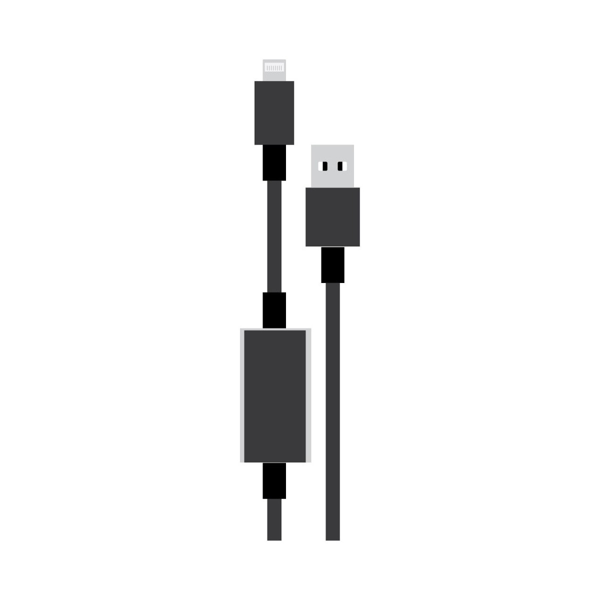 AV line intelligent detection charging data line - USB 2.0 to Lightning