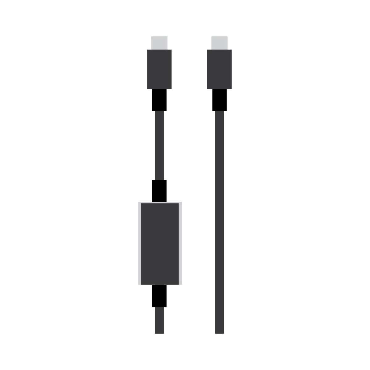 AV line intelligent detection charging data line - Type C to Lightning