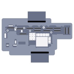 Type II Motherboard - logic board functional test jig for iPhone X - XS - XS Max