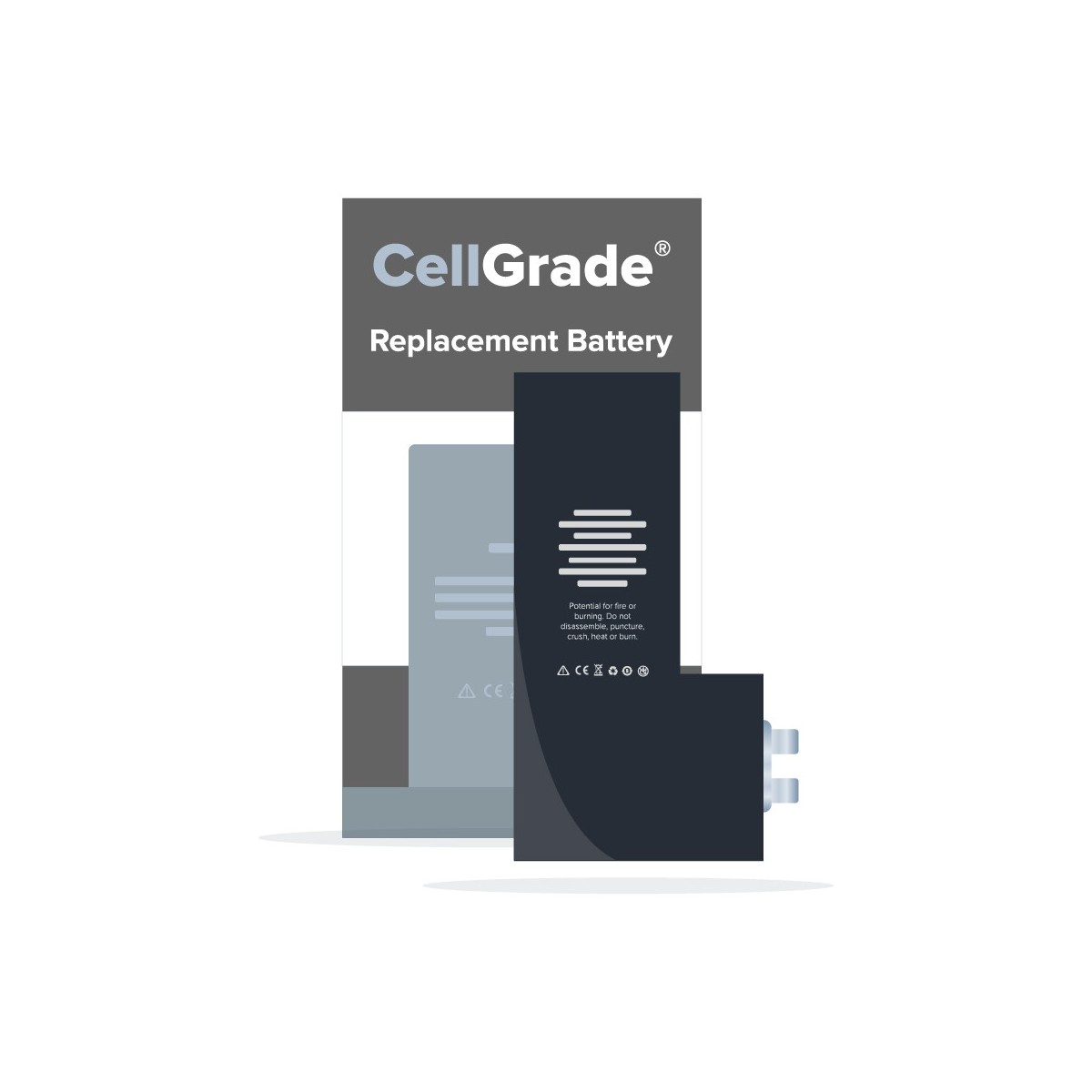 SmartGrade Pro™ - Battery for iPhone XS (Raw battery cell)