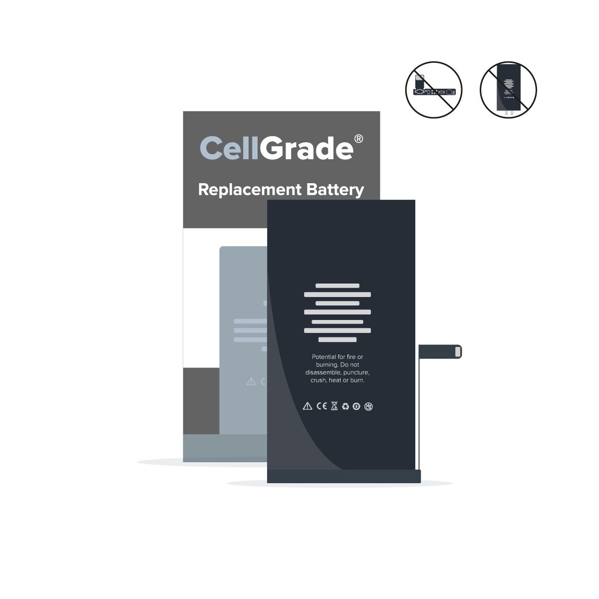 SmartGrade Pro™ - Battery for iPhone 13 mini (Programmable flex)