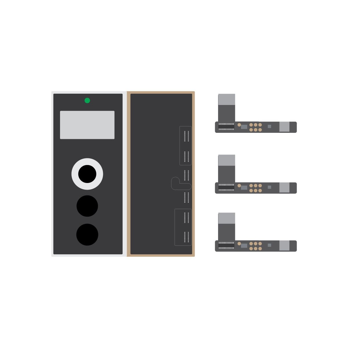 Battery data corrector for iPhone 11 - 12 series - includes flex cable set