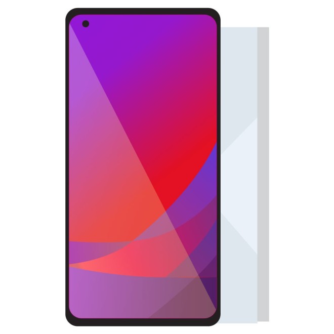 SmartGrade Pro™ - Ecrã completo com moldura para Oppo Reno8 Pro 5G - Preto