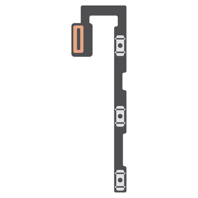 SmartGrade Pro™ - Power and Volume Flex Cable for Honor 7X - Gold