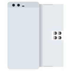 SmartGrade Pro™ - Back Cover for Huawei P Smart - Blue