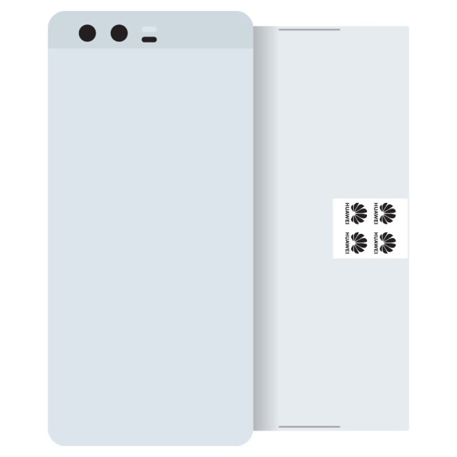 SmartGrade Pro™ - Back Cover for Huawei P40 with Camera Lens- White