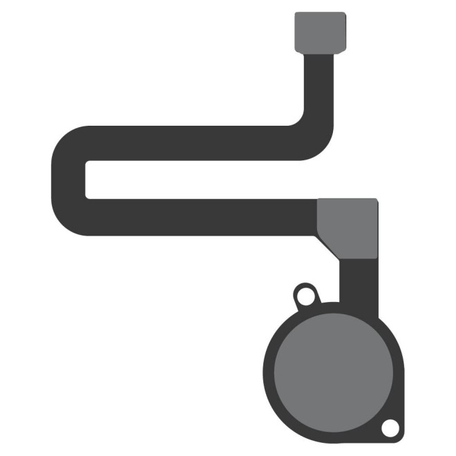 SmartGrade Pro™ - Sensor de huellas dactilares con cable flexible para Huawei Mate 8 - Gris