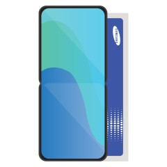 Samsung Pack Inner display for Z Flip 5G (SM-F707) - Mystic Grey (Battery not included - Camera Included)