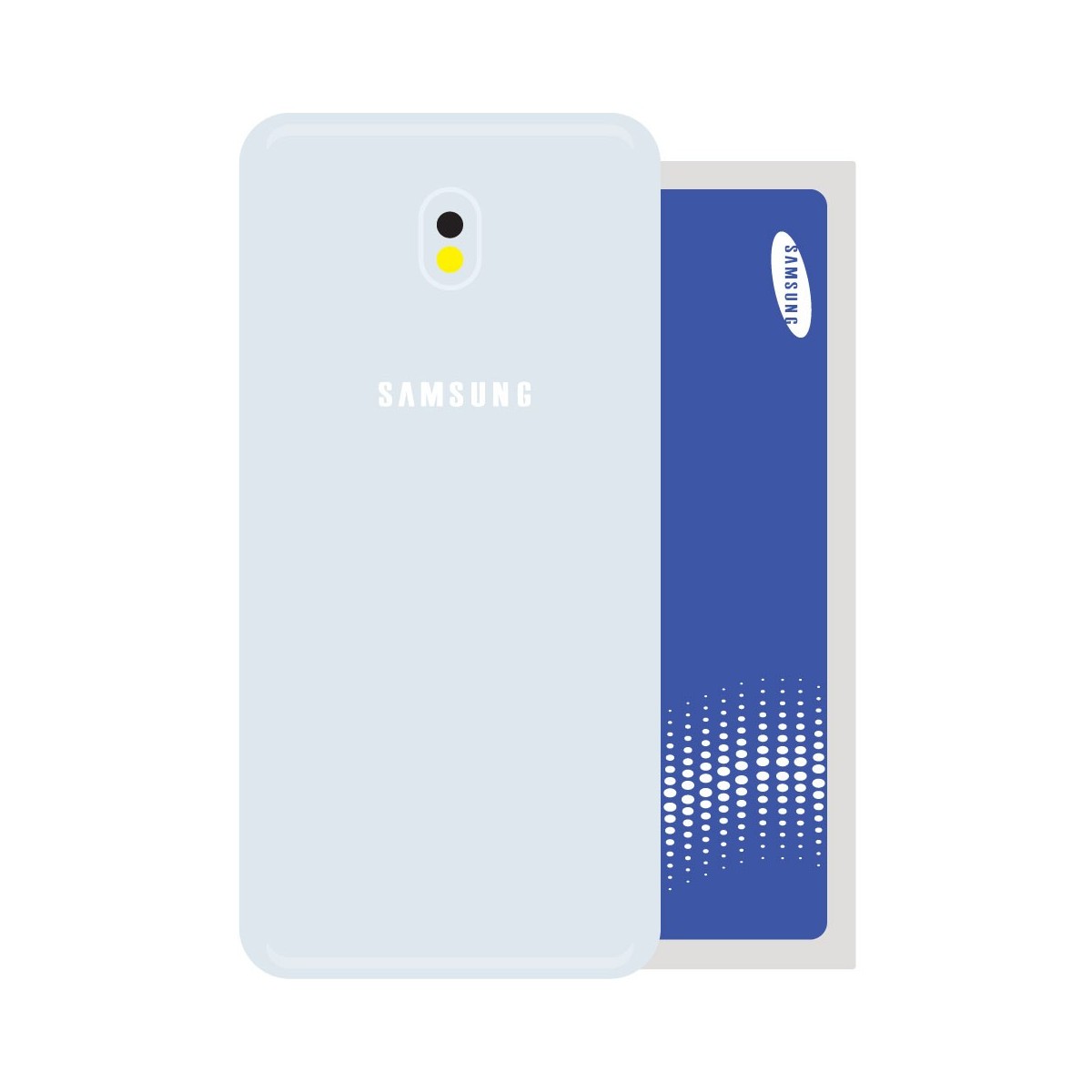 Service Pack Back cover for Samsung Galaxy J6 Plus (SM-J610F) - Grey