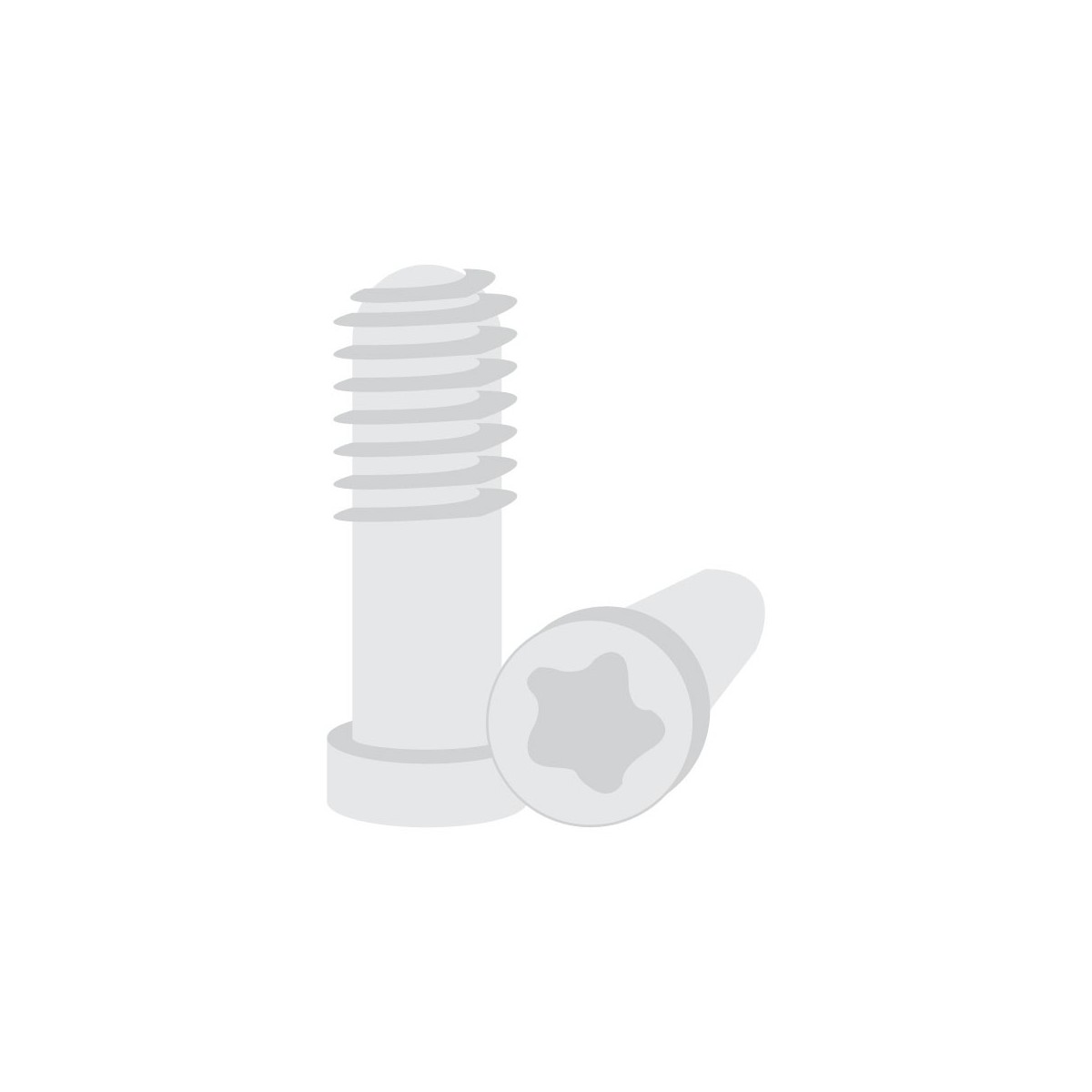 Bottom screw set (2 pcs) for iPhone 11- 12- 13 series - Silver