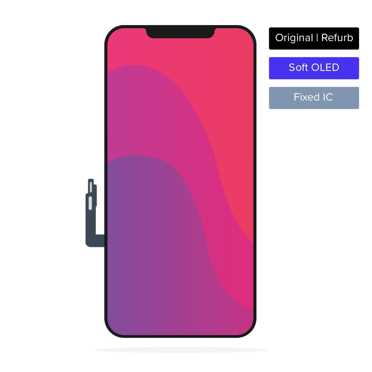 Soft OLED display for iPhone 12 Pro - Original