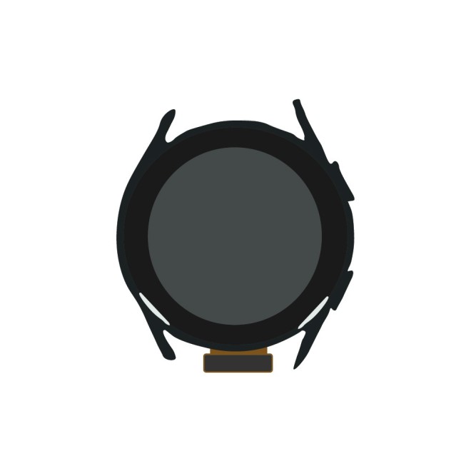 SmartGrade Pro™ - Ecrã do Service Pack para Samsung Watch Active - 40mm (SM-R500) - Preto