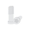 Bottom screw set (2 pcs) for iPhone 5S- SE - White