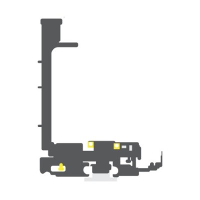 SmartGrade Pro™ - Charging port flex cable (Lightning) for iPhone 11 Pro Max - (Aftermarket) - Gold