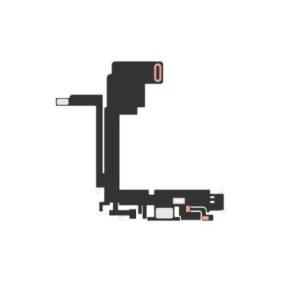 SmartGrade Pro™ - Charging port flex cable (USB-C) for iPhone 15 Pro - (Aftermarket) - Blue Titanium