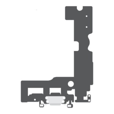 SmartGrade Pro™ - Cable flexible con puerto de carga (Lightning) para iPhone SE 2020 (SE2) / iPhone SE 2022 (SE3) - (Aftermarket) - Blanco