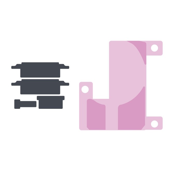 SmartGrade Pro™ - Battery adhesive (Single) for iPhone 15 Pro - (Aftermarket)