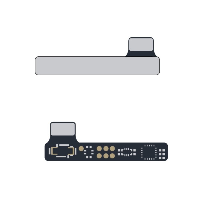 SmartGrade Pro™ - Clon-DZ03 Cable flexible con etiqueta para cámara trasera (Qianli) para iPhone 13 / iPhone 13 mini - (Aftermarket)