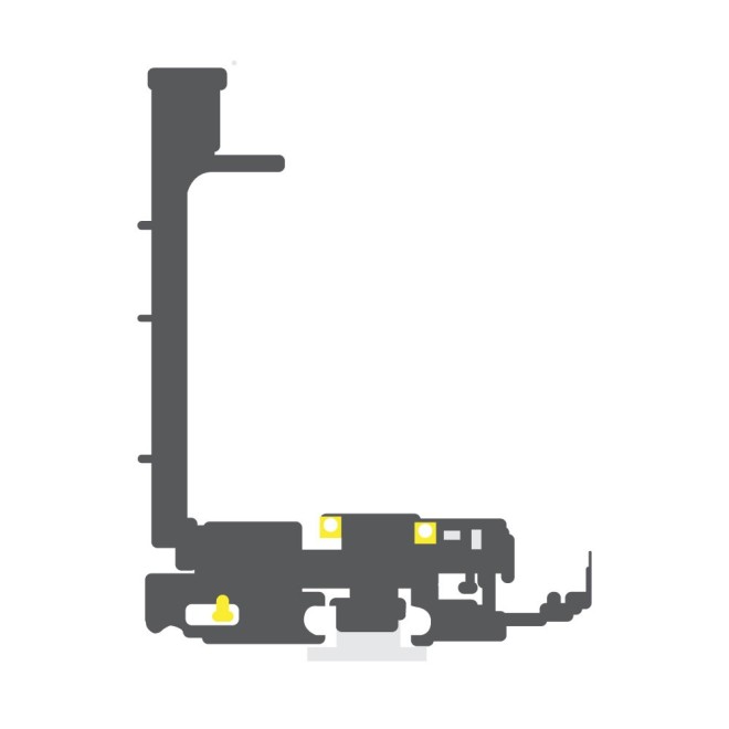 SmartGrade Pro™ - Charging port flex cable (Lightning) for iPhone 11 - (Original | Reclaimed) - Green