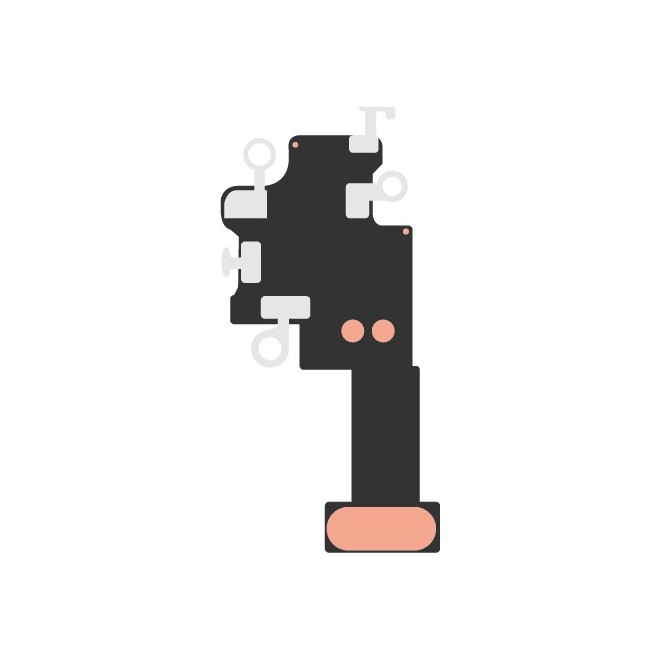 SmartGrade Pro™ - WiFi antenna flex cable for iPhone 13 mini - (Original | Reclaimed)