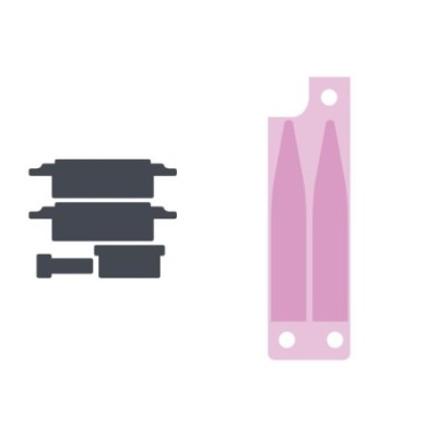 SmartGrade Pro™ - Battery adhesive (Single) for iPhone 5 - (Original | Reclaimed)