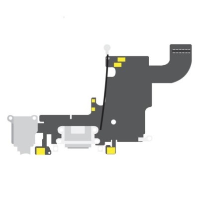 SmartGrade Pro™ - Cable flexible con puerto de carga (Lightning) para iPhone 6 Plus - (Aftermarket) - Blanco