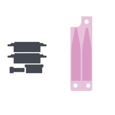 SmartGrade Pro™ - Adhésif pour batterie (simple) pour iPhone 6 / iPhone 6S / iPhone 7 - (Original | Reclaimed)