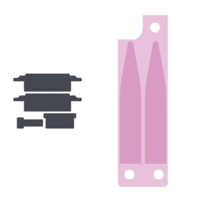 SmartGrade Pro™ - Adhesivo para batería (individual) para iPhone 6 Plus / iPhone 6S Plus / iPhone 7 Plus - (Original | Recuperado)