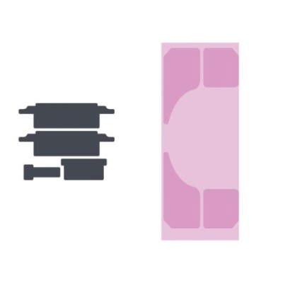 SmartGrade Pro™ - Adhésif pour batterie (simple) pour iPhone 8 Plus - (Original | Récupéré)