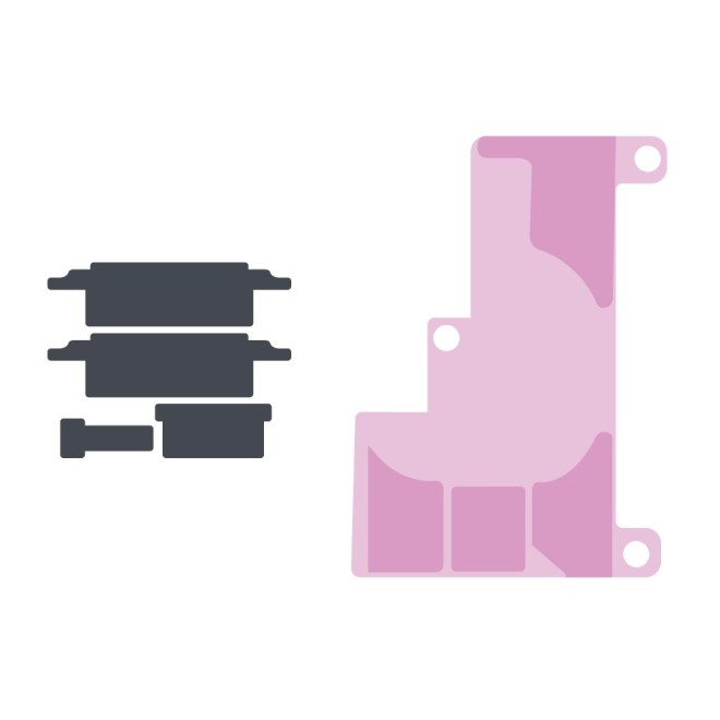 SmartGrade Pro™ - Adhesivo para batería (individual) para iPhone XS - (Aftermarket) SmartGrade Pro™ - Adhesivo para batería (individual) para iPhone XS - (Aftermarket)