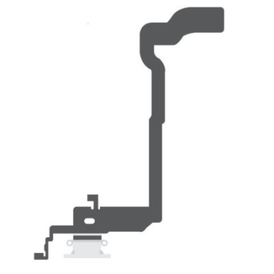 SmartGrade Pro™ - Charging port flex cable (Lightning) for iPhone XS Max - (Original | Reclaimed) - Silver