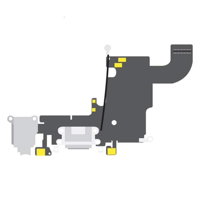 SmartGrade Pro™ - Cabo flexível da porta de carregamento (Lightning) para iPhone 6 - (Aftermarket) - Branco
