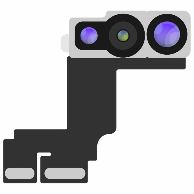 SmartGrade Pro™ - Câmara frontal (Facetime) para iPhone 15 Pro Max - (Original | Recuperado)