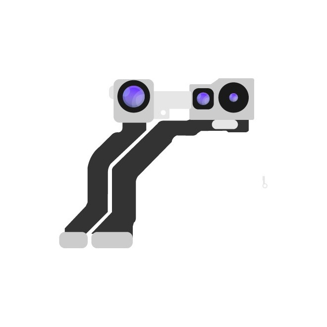 Front (Facetime) camera for iPhone 12 / iPhone 12 Pro - (Original | Reclaimed)