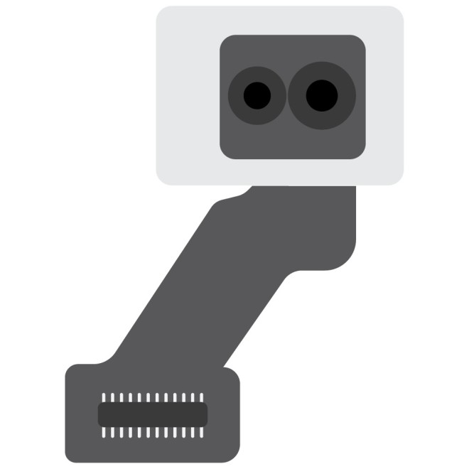 Infrared LiDAR radar scanner flex cable (No programming required) for iPhone 14 Pro Max - (Aftermarket)