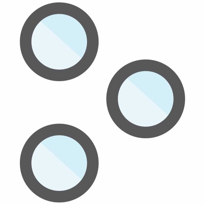 SmartGrade Pro™ - Objectif de la caméra arrière avec cadre (jeu de 3 pièces) pour iPhone 14 Pro / iPhone 14 Pro Max - (Aftermarket) - Or