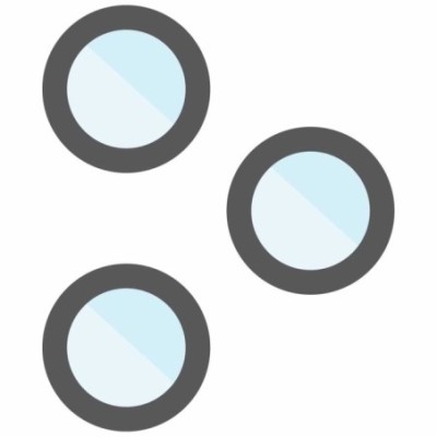 SmartGrade Pro™ - Lente de la cámara trasera con bisel (juego de 2 piezas) para iPhone 14 / iPhone 14 Plus - (Aftermarket) - Morado