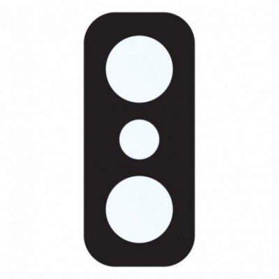 SmartGrade Pro™ - Rear camera lens with bezel (1 pcs set) for iPhone X - (Aftermarket) - Silver