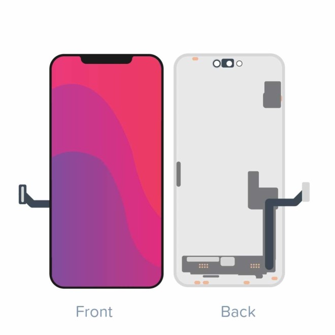 SmartGrade Pro™ - TFT Pantalla para iPhone 14 Pro - (Aftermarket) - IC incorporado SmartGrade Pro™ - TFT Pantalla para iPhone 14 Pro - (Aftermarket) - IC incorporado