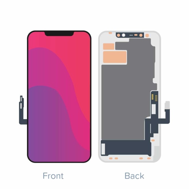 SmartGrade Pro™ - Soft OLED Écran pour iPhone 12 / iPhone 12 Pro - (Original | Renouvelé) - IC intégré