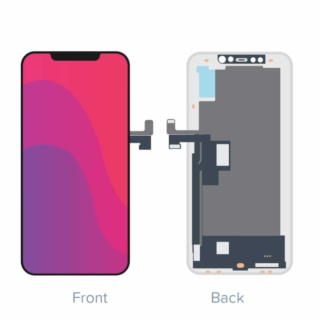 SmartGrade Pro™ - Soft OLED Écran pour iPhone XS Max - (Aftermarket) - IC intégré