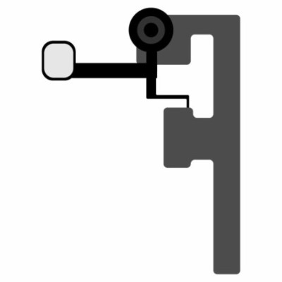 Crown flex cable for Apple Watch Series 8 41 mm (Aftermarket)