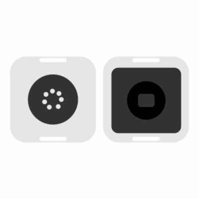 Housing with wireless charging and heart rate sensor assembly for Apple Watch Series 8 45 mm (Original | Reclaimed)