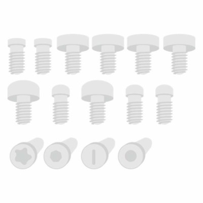 Base Bottom Screw Set for MacBook Air (13-inch) - A1369 / MacBook Air (13-inch) - A1466 - Aftermarket