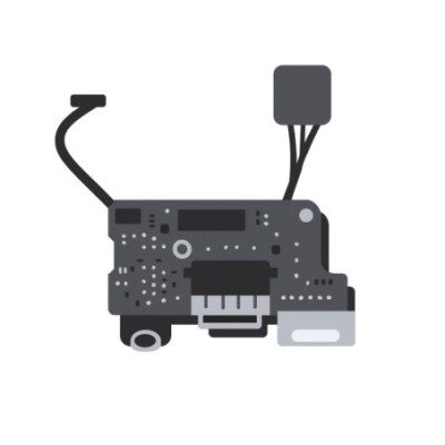 Power DC Magsafe Charging Board USB Headphone Board for MacBook Air (11-inch