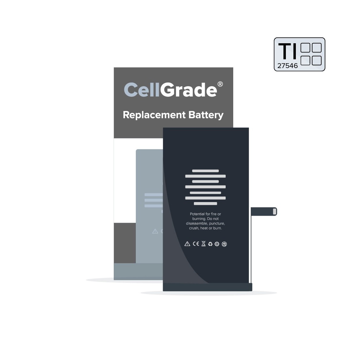 Battery for iPhone 12/ 12 Pro (Texas Instruments (TI) 27546)